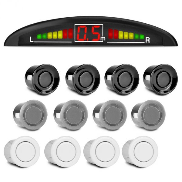 Sensor de Estacionamento 4 Pontos Display Led